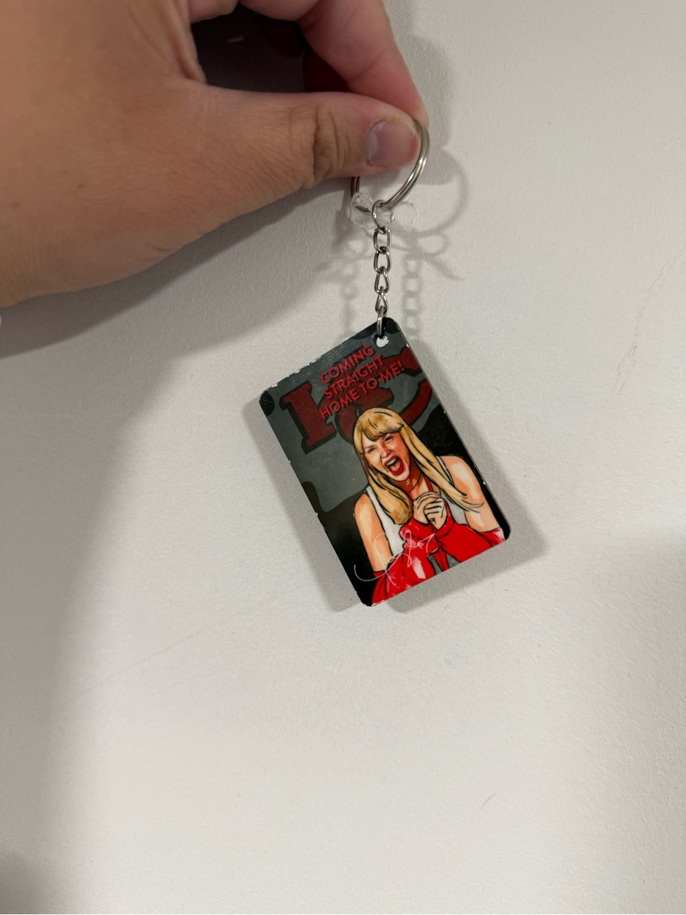 Taylor swift inspired keychain.